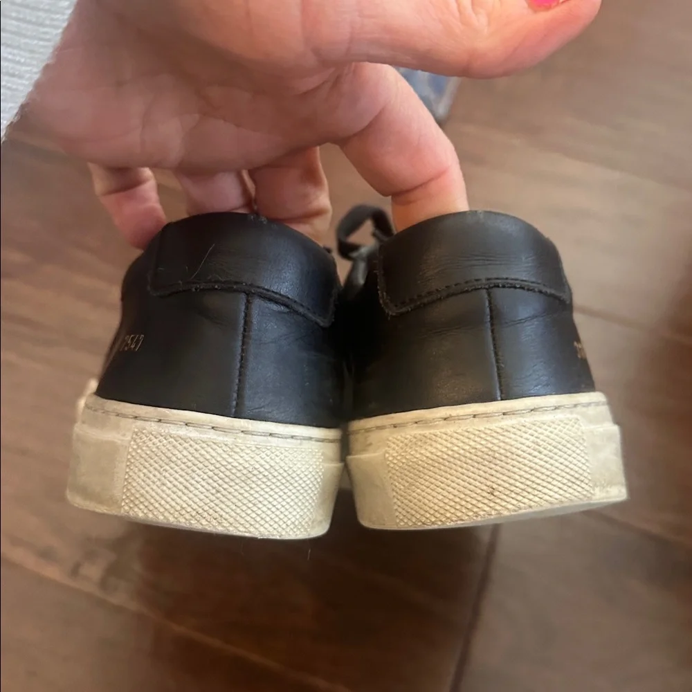 WOMAN BY COMMON PROJECTS black leather sneakers 38 I - Picture 5 of 9